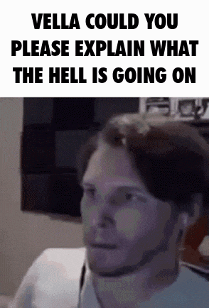 a man wearing a headset is making a funny face while talking on a video call .