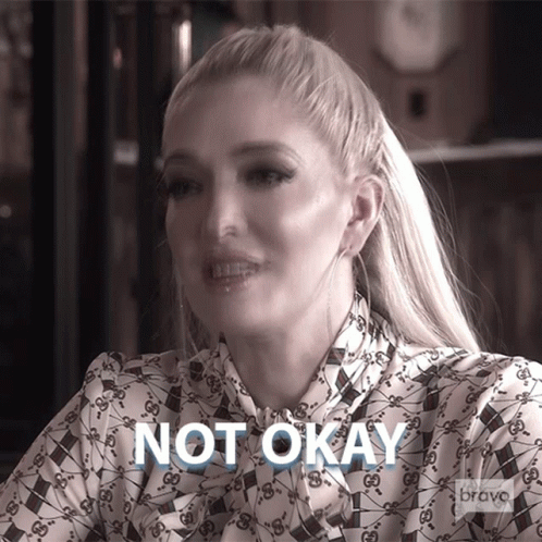 Not Okay Real Housewives Of Beverly Hills GIF - Not Okay Real Housewives Of Beverly Hills Not Cool GIFs