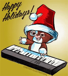 Happy Holidays Christmas GIF - Happy Holidays Christmas Gizmo GIFs