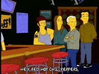 Simpsons Bart GIF - Simpsons Bart Red Hot Chili Peppers GIFs