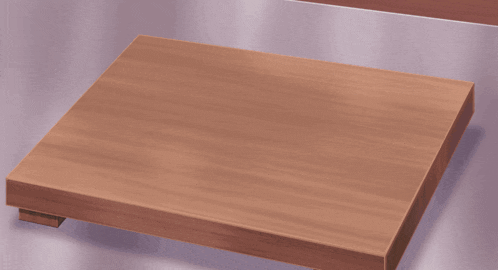three cartoon characters are sitting on a wooden cutting board and the word sushi is on the bottom right corner