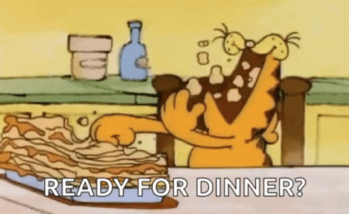 Garfield Lasagna GIF
