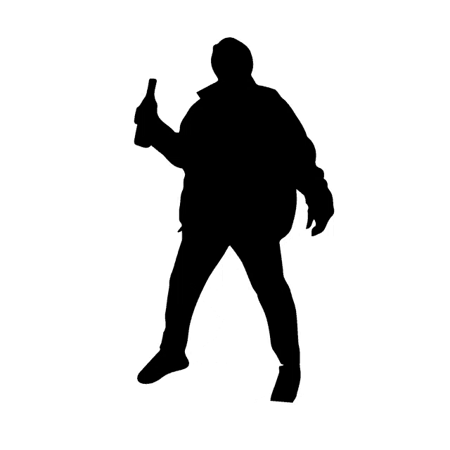 a silhouette of a man with the name ottavio maledusi