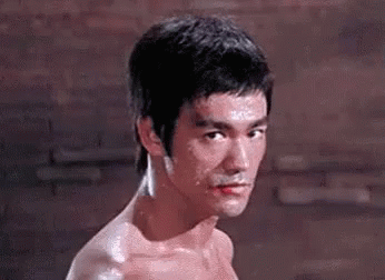 Bruce Lee Scared GIF - Bruce Lee Scared Not GIFs