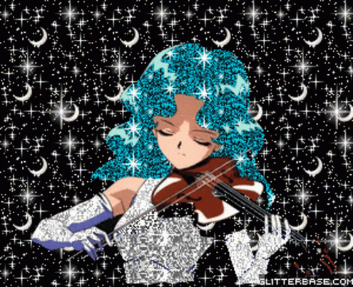 Sailor Neptune Violin GIF - Sailor Neptune Violin Hero GIFs