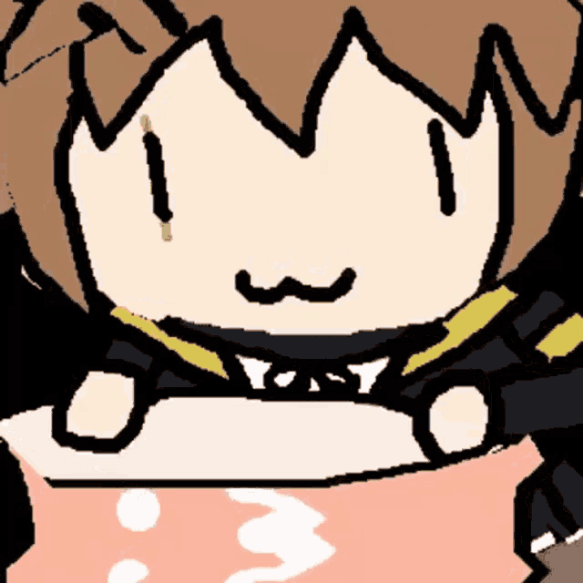 a drawing of a person with a smiley face