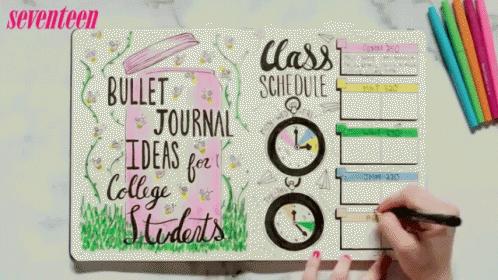 Coloring Journal GIF - Coloring Journal Journal Ideas For College Students GIFs