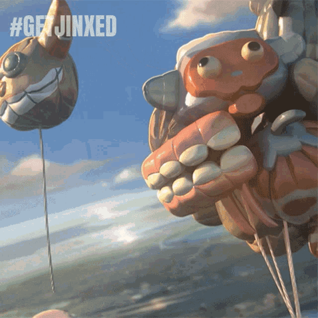 Balloon Ride Jinx GIF - Balloon Ride Jinx Get Jinxed Song GIFs