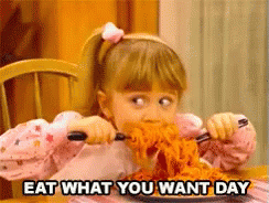 Eat What You Want Day - Michelle Tanner GIF - Full House Michelle Tanner Eat What You Want Day GIFs