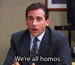:) GIF - The Office Steve Carell We Are All Homos GIFs
