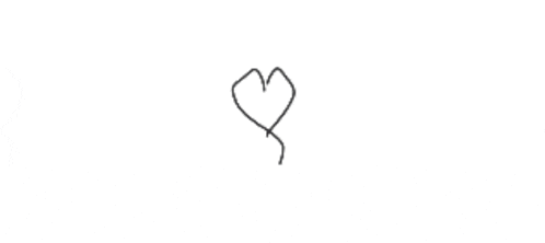 a line with hearts coming out of it on a white background .