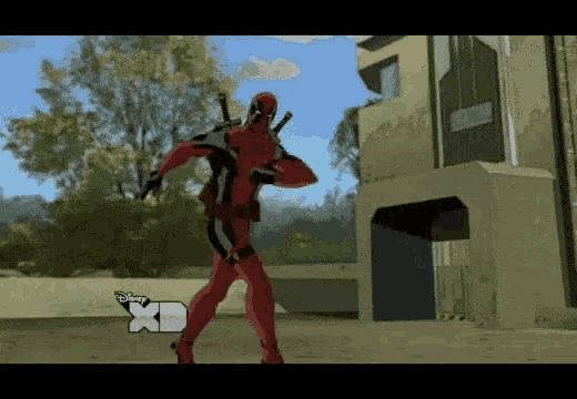 Deadpool Fighting GIF - Deadpool Fighting Battle GIFs