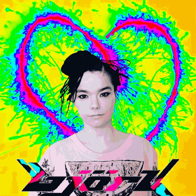 Björk Bjork GIF - Björk Bjork Heart GIFs