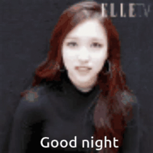 Good Night Twice GIF - Good Night Twice Mina GIFs