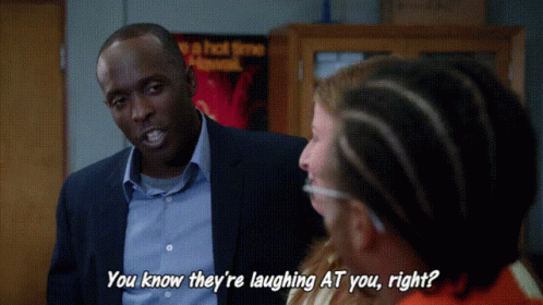 Michael K Williams Community GIF - Michael K Williams Community Laughing At You GIFs