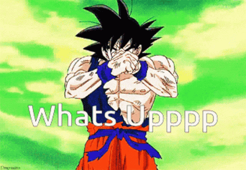 Goku Dragon Ball Z GIF - Goku Dragon Ball Z Whats Up GIFs