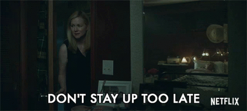Dont Stay Up Too Late Laura Linney GIF - Dont Stay Up Too Late Laura Linney Wendy Byrde GIFs