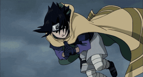 a cartoon character with a cape and a bandage on his arm