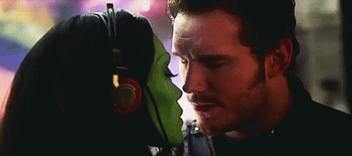 Guardians Of The Galaxy Kiss GIF - Guardians Of The Galaxy Kiss I Love You The Most GIFs