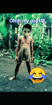 a picture of a boy with the words ohhh my god