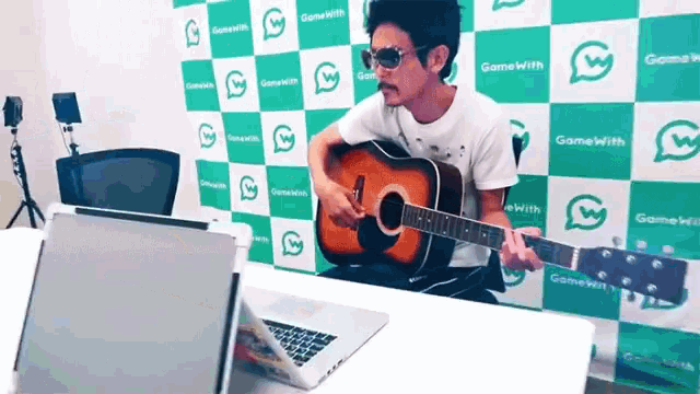 Playing Guitar Acoustic GIF - Playing Guitar Acoustic Musician GIFs