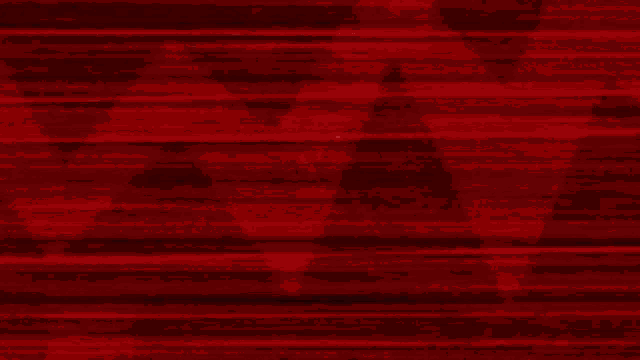 a red green and white striped background with a drawing of a devil