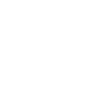 the word kiss is surrounded by white circles on a white background