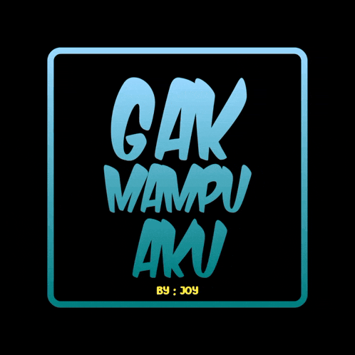 a sticker that says " cak mampu aku " on it
