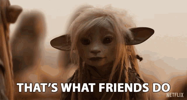 Thats What Friends Do We Help GIF