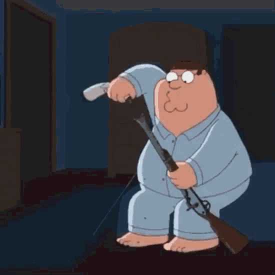 Family Guy Hunting GIF - Family Guy Hunting Peter Griffin GIFs