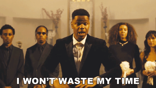 I Won'T Waste My Time Fridayy GIF - I Won'T Waste My Time Fridayy When It Comes To You Song GIFs