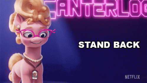 Stand Back Phyllis Cloverleaf GIF - Stand Back Phyllis Cloverleaf My Little Pony A New Generation GIFs