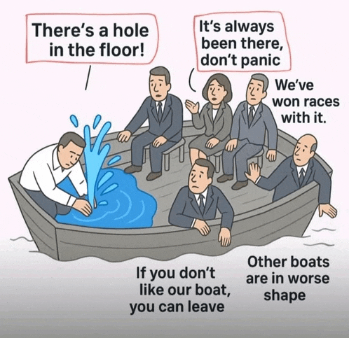 a group of people in a boat talking about boats