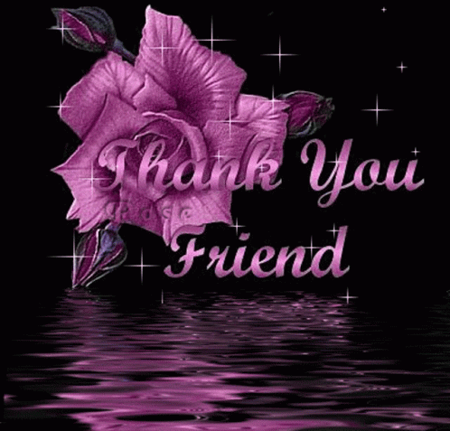 Thank You Friend Flower GIF - Thank You Friend Flower GIFs
