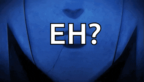 a close up of a person 's mouth with the word eh written on it
