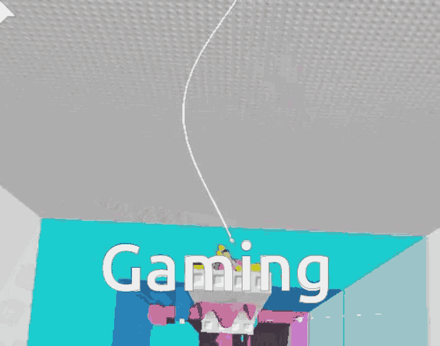 a computer screen with the word gaming written on it
