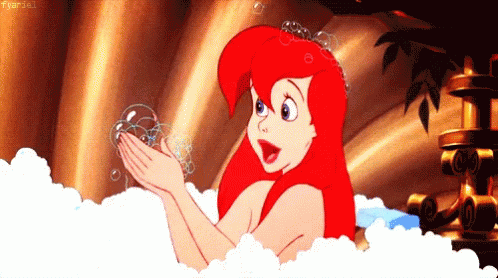 Ariel Bath GIF - Ariel Bath Bubbles GIFs