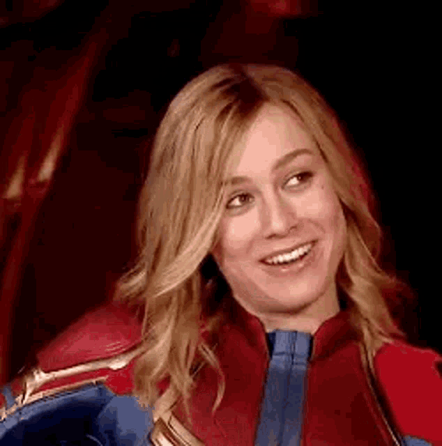 Smiling Of Course GIF - Smiling Of Course Captain Marvel GIFs