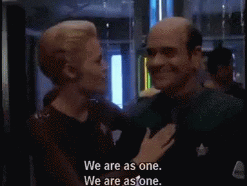Star Trek Voyager We Are As One GIF - Star Trek Voyager We Are As One Drunk GIFs