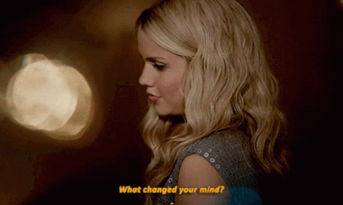 The Originals Rebekah Mikaelson GIF - The Originals Rebekah Mikaelson What Changed Your Mind GIFs