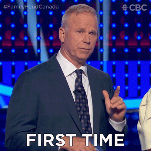 First Time Gerry Dee GIF - First Time Gerry Dee Family Feud Canada GIFs