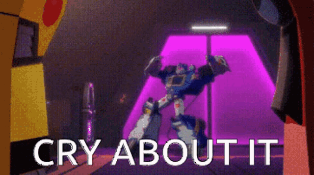 Soundwave Cry About It GIF - Soundwave Cry About It Transformers GIFs