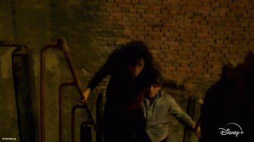 Running Away Layla El Faouly GIF - Running Away Layla El Faouly Marc Spector GIFs