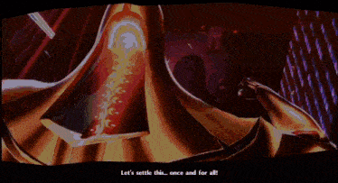 a video game says let 's settle this ... once and for all