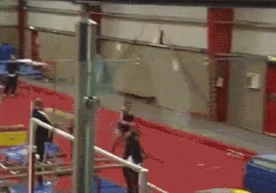 Gymnastic Jump GIF - Gymnastic Jump Fail GIFs