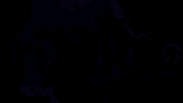 a computer generated image of a glowing object in the dark .