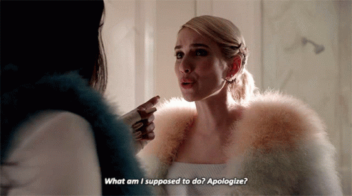 Scream Queens Chanel Oberlin GIF - Scream Queens Chanel Oberlin What Am I Supposed To Do Apologize GIFs