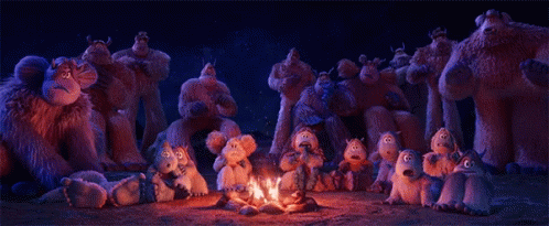 Passing Out Camp Fire GIF - Passing Out Camp Fire Group GIFs
