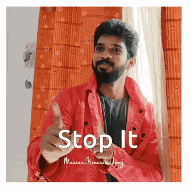 Kumaran Thangarajan Stop GIF