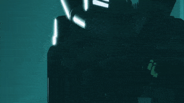a robot with a ram logo on its chest